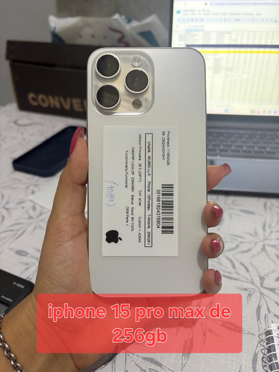 IPhone Swap 15 pro max de 256GB