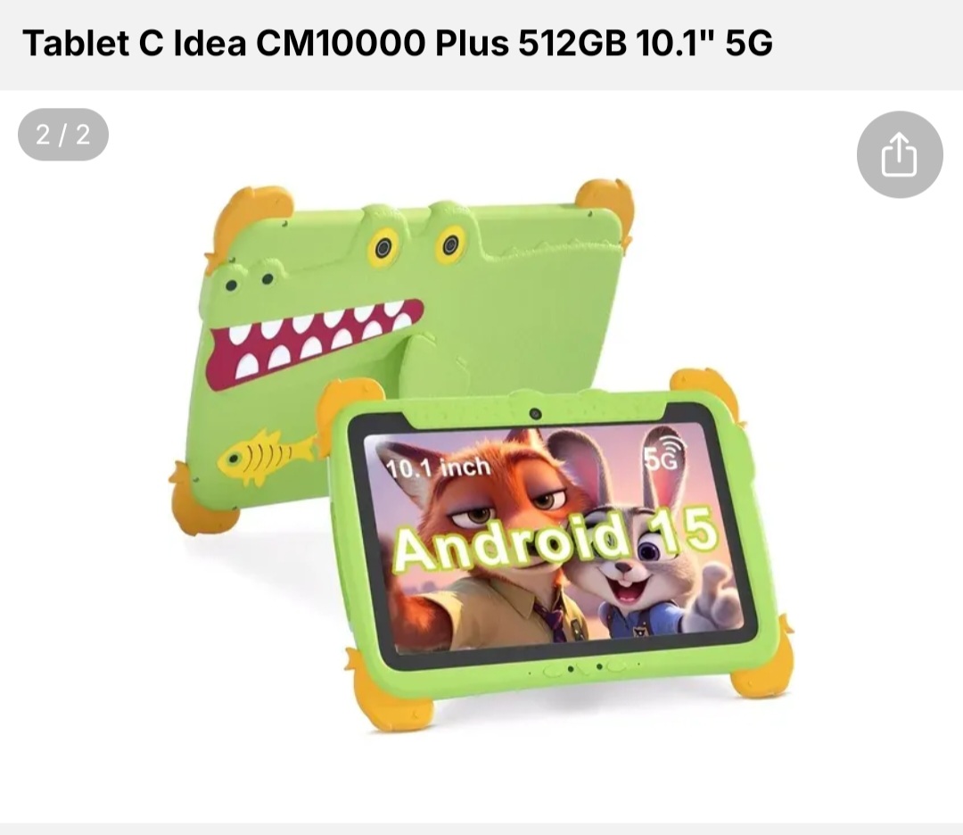 Tablet C IDEA CM89 Kids 512GB 10" verde