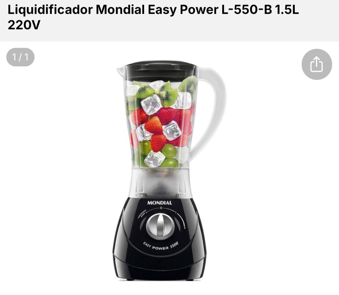 Licuadora EASY POWER L-550-B