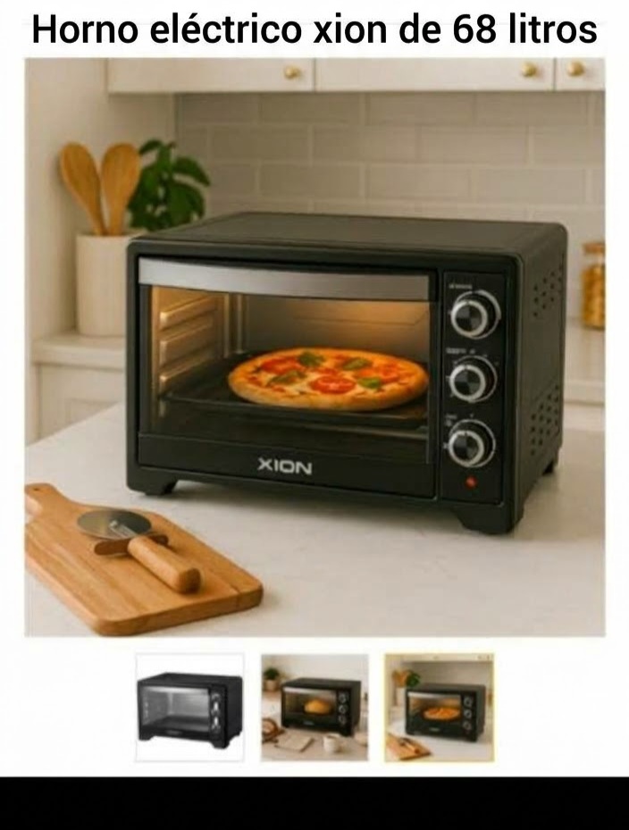 Horno Electrico Xion XI-HE68 220V - PRETO 68L