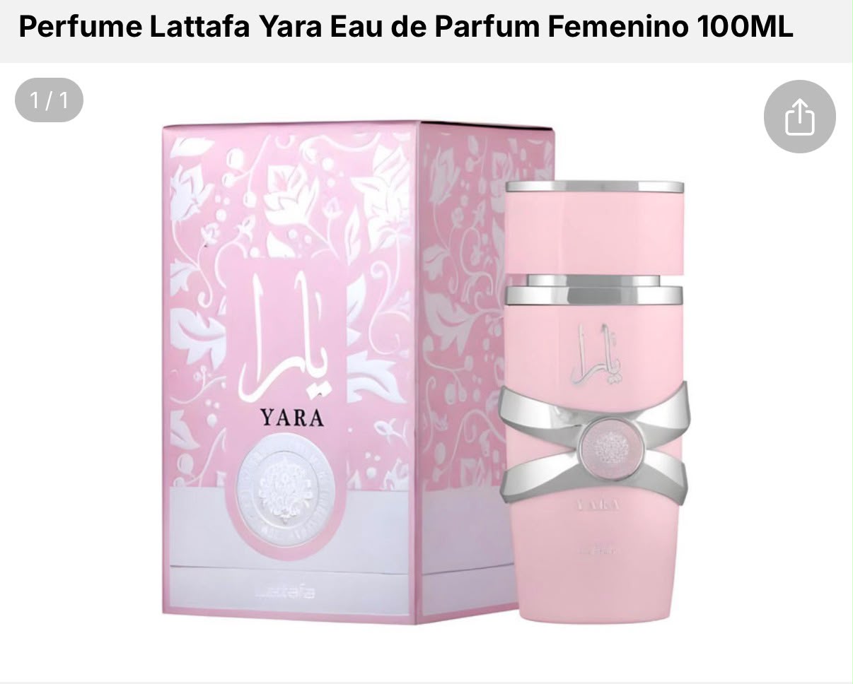 Perfume Lattafa Yara Eau de Perfum Femenino 100ML