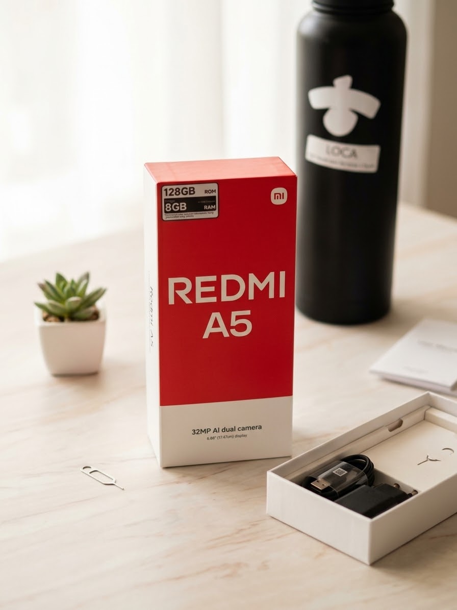 Redmi A5 4/128GB de 6.88¨ 32MP/8MP- Midnight Black