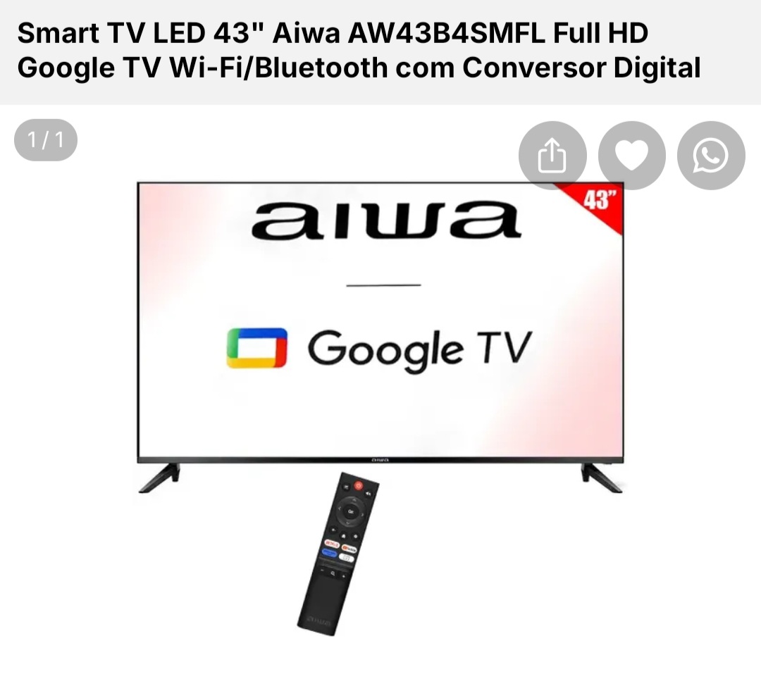 Smart TV 43" AIWA